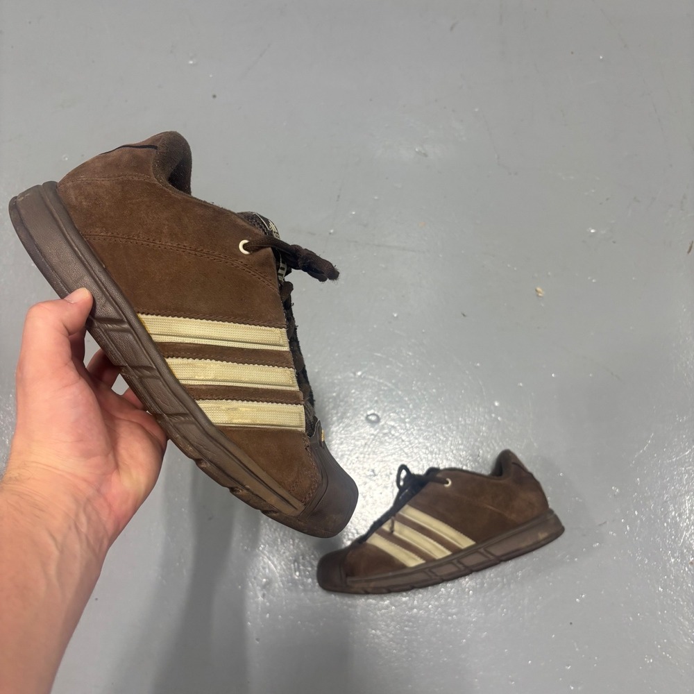 Adidas Superstar 2G Brown Suede Shell Toe Sneakers 104228 Mens 10.5 Vintage 2005